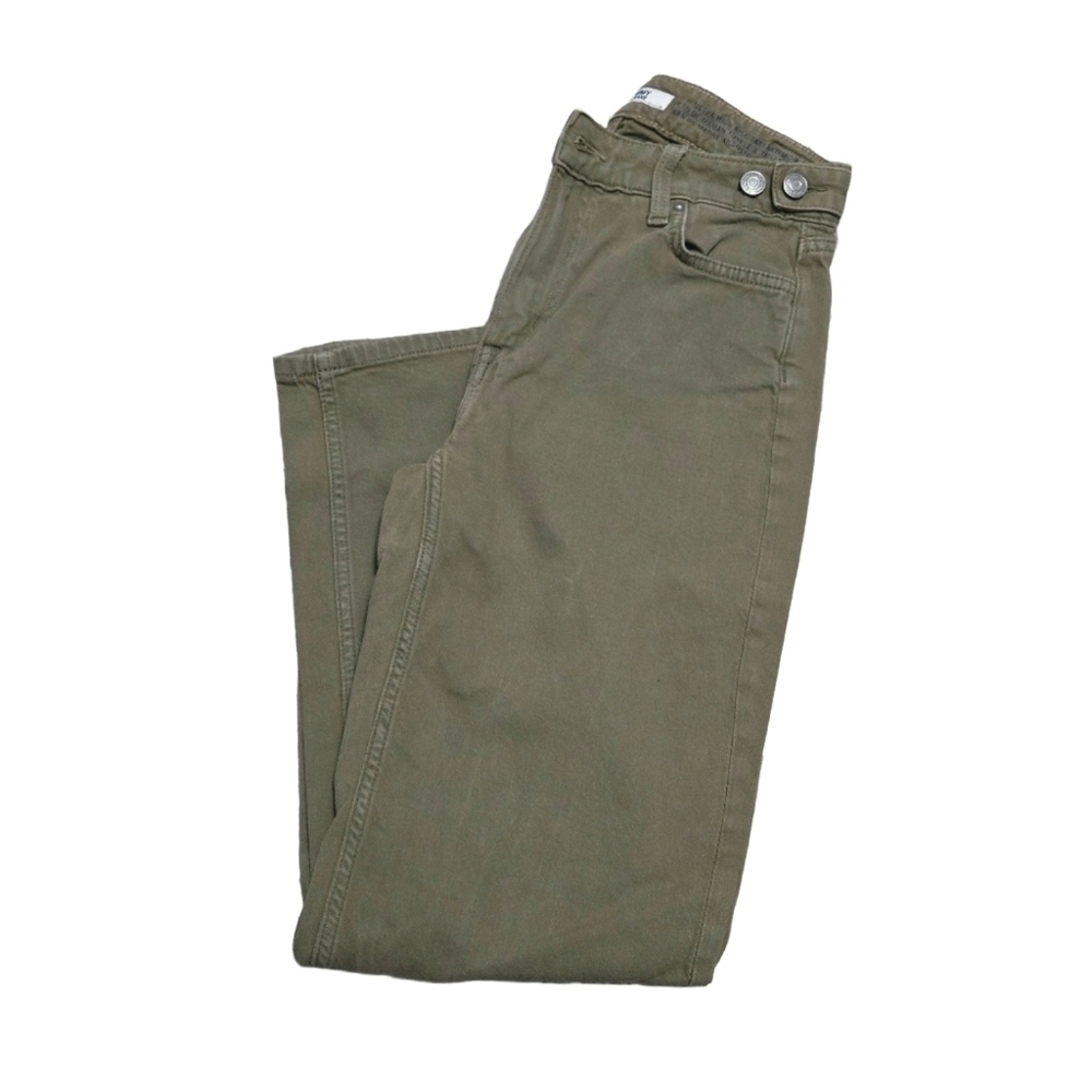 ✨2/$25 Tommy Hilfiger~Womens~Olive Green~ Tapered Mom Jean~Casual Baggy Pants~24